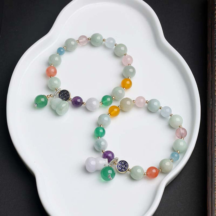 Pulsera de la suerte Pulsera de jade de calabaza