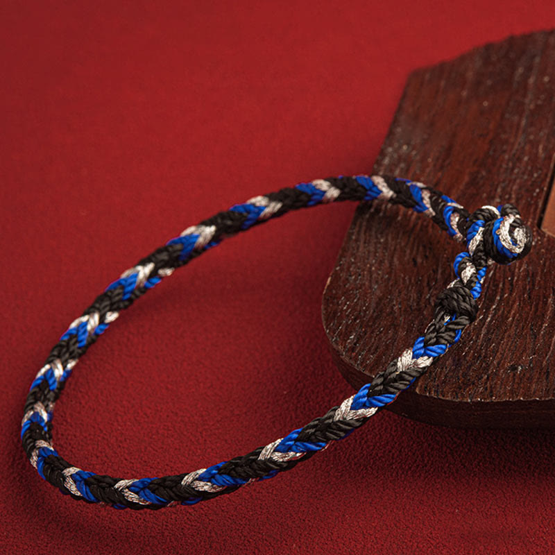 &quot;Que la prosperidad llene tu vida&quot; Pulsera Suerte Multicolor