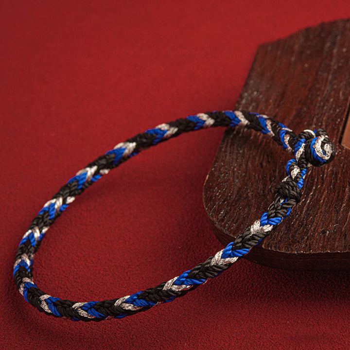 &quot;Que la prosperidad llene tu vida&quot; Pulsera Suerte Multicolor