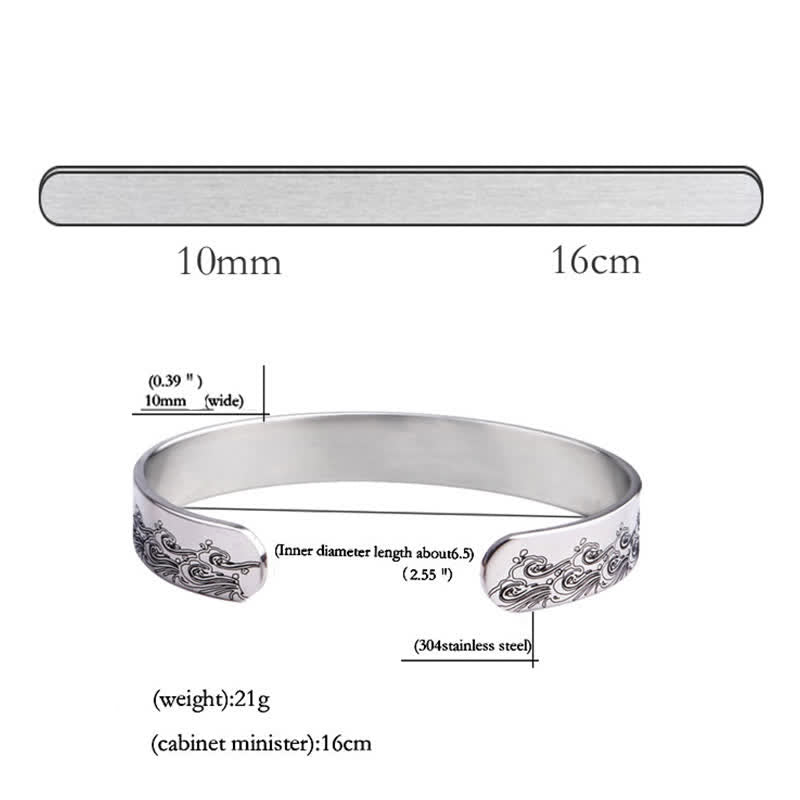 Brazalete de pulsera de armonía conmemorativa del día que te perdí