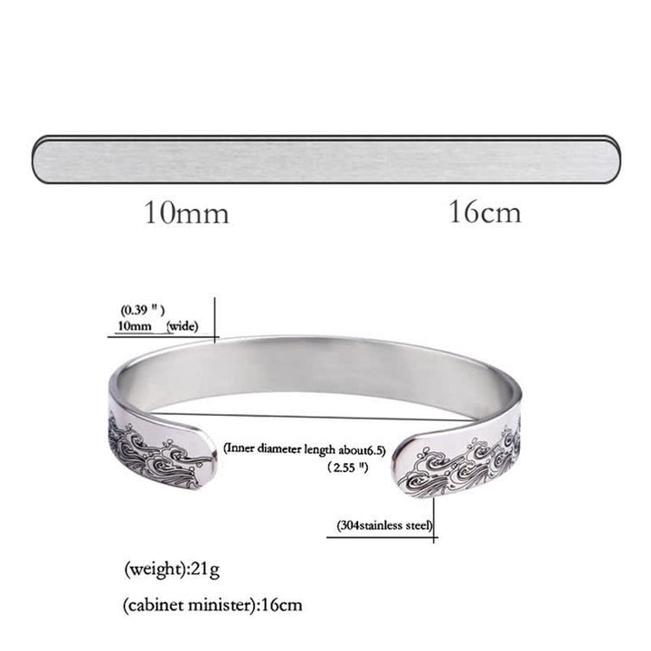 Brazalete de pulsera de armonía conmemorativa del día que te perdí