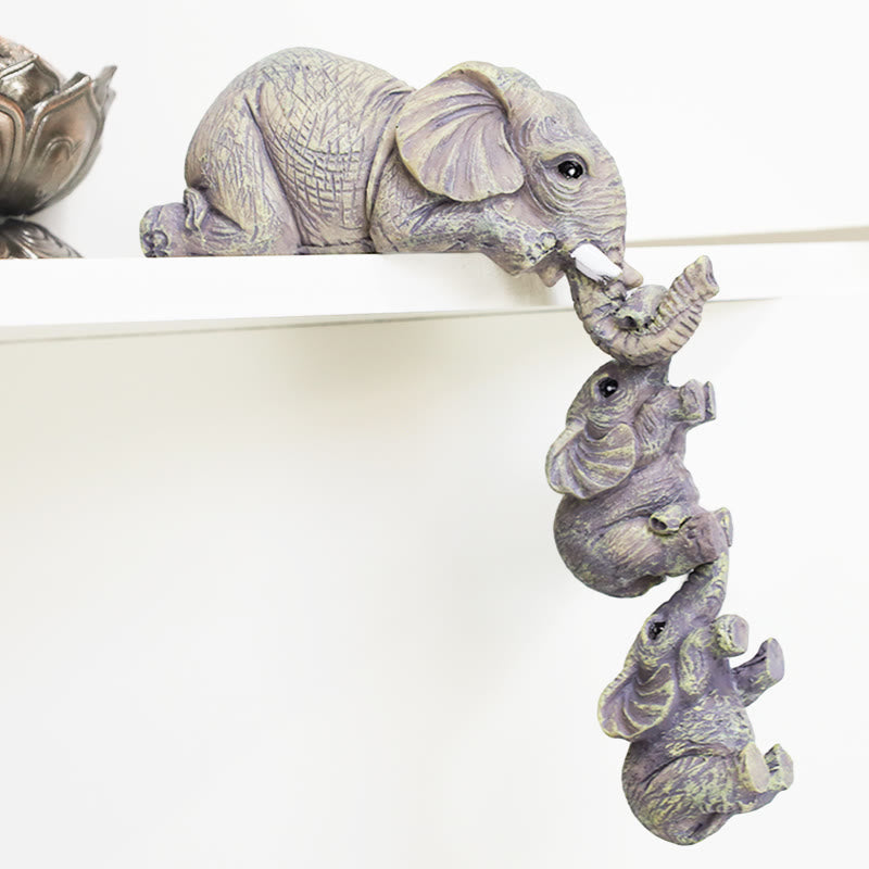 Buddha Stones , 3 uds., figuras de elefante Feng Shui, figura de riqueza, decoración del hogar - image 0