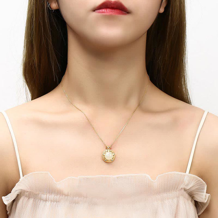 Colgante de plata de ley 925 con calcedonia verde y jade blanco hetiano