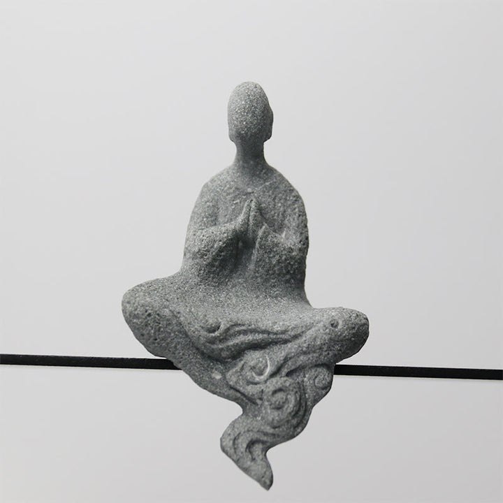 Buddha Stones Meditación Buda Monje Serenidad Decoración del Hogar