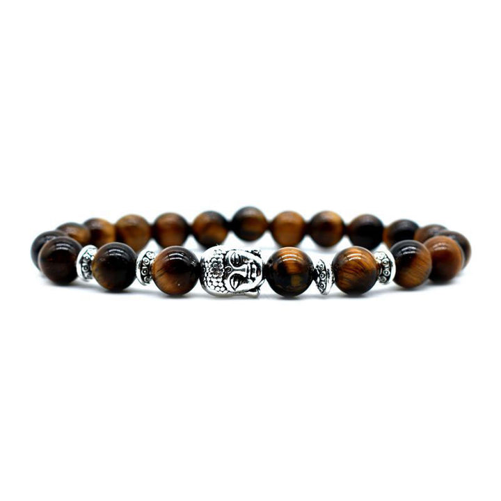 Pulsera curativa de amor con amatista y Buddha Stones