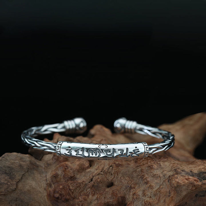 Pulsera con Buddha Stones Tíbet Om Mani Padme Hum grabadas