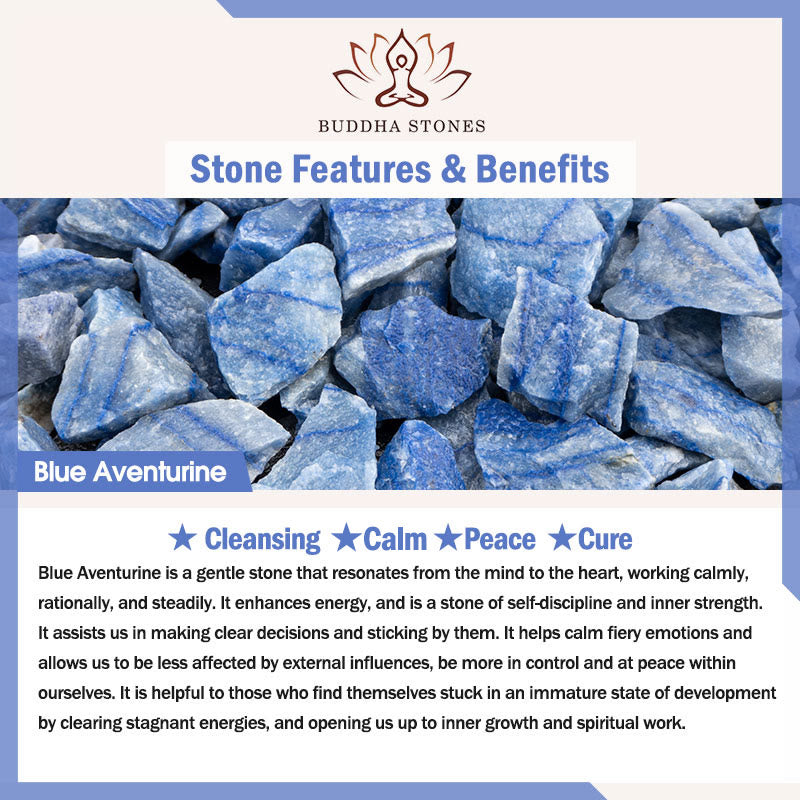 108 Mala Aventurina Azul Cuentas Yoga Meditación Oración Collar De Cuentas