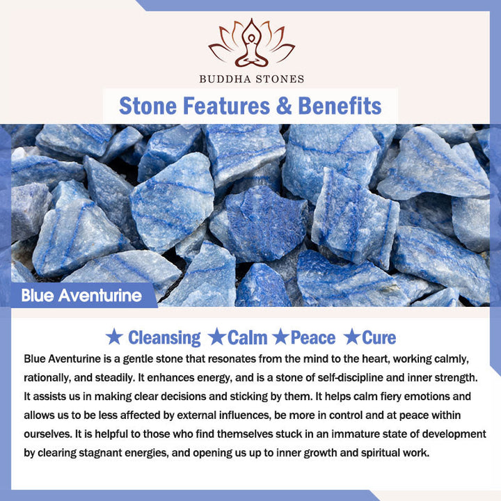 108 Mala Aventurina Azul Cuentas Yoga Meditación Oración Collar De Cuentas