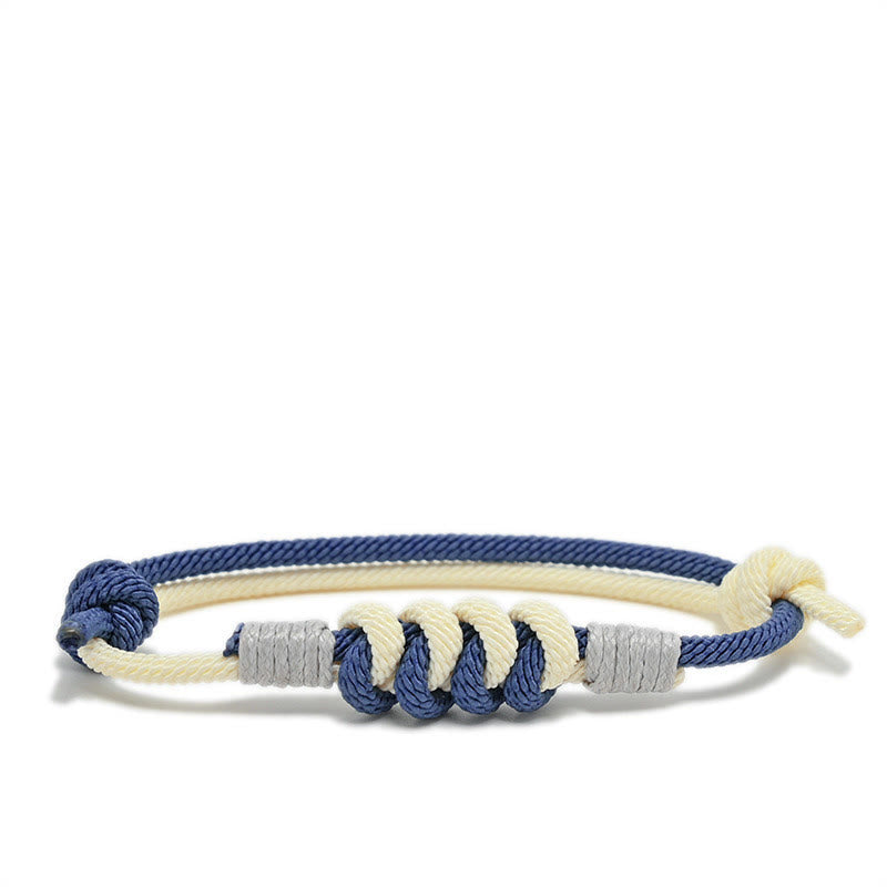 Pulsera de hilo trenzado con fuerza de nudo King Kong de diseño simple con Buddha Stones
