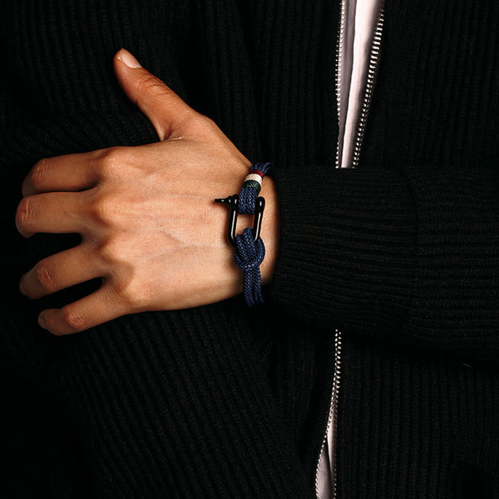 Pulsera con hebilla de acero inoxidable de la suerte de diseño simple con Buddha Stones