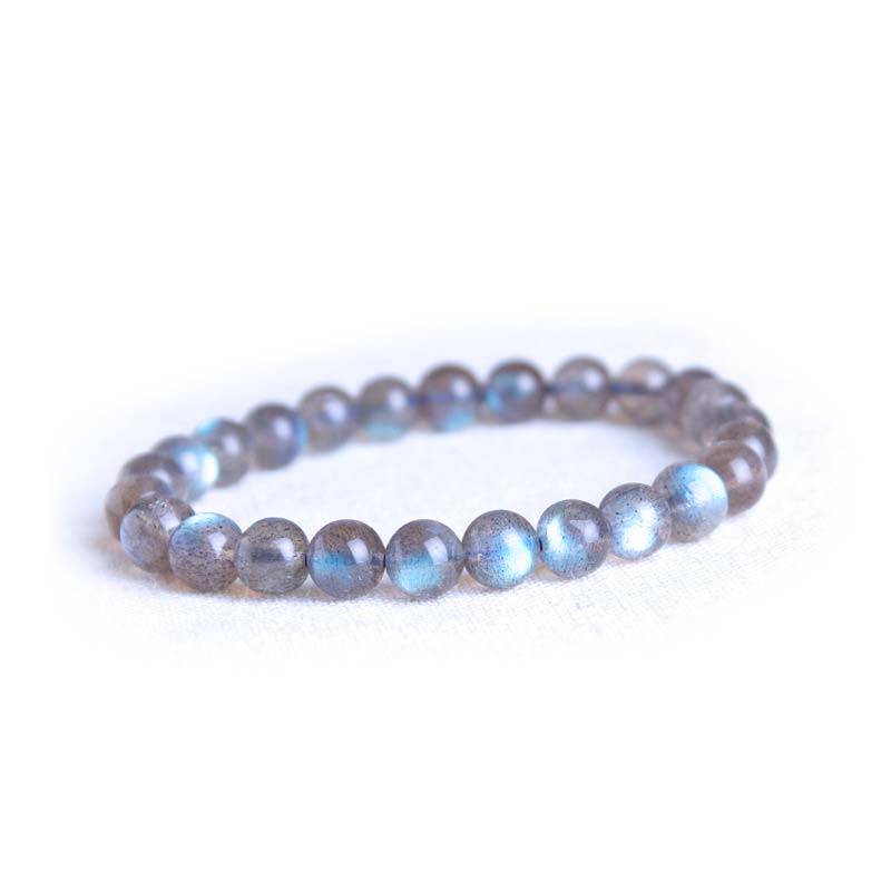 Pulsera de cuentas curativas de piedra lunar natural de piedras de Buddha Stones - image 14