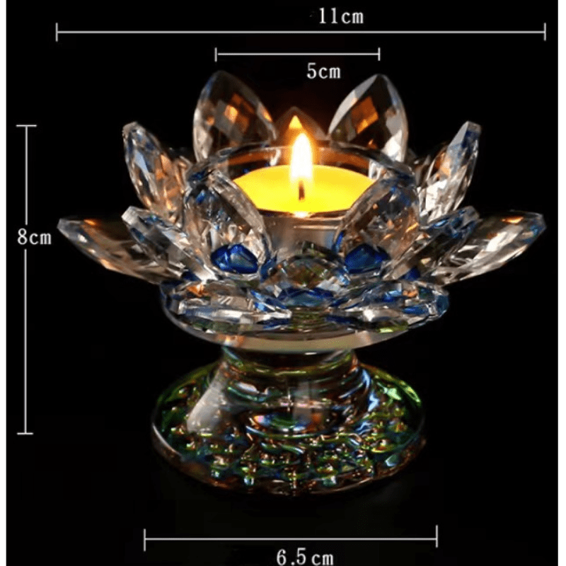 Adorno de candelabro de loto tibetano