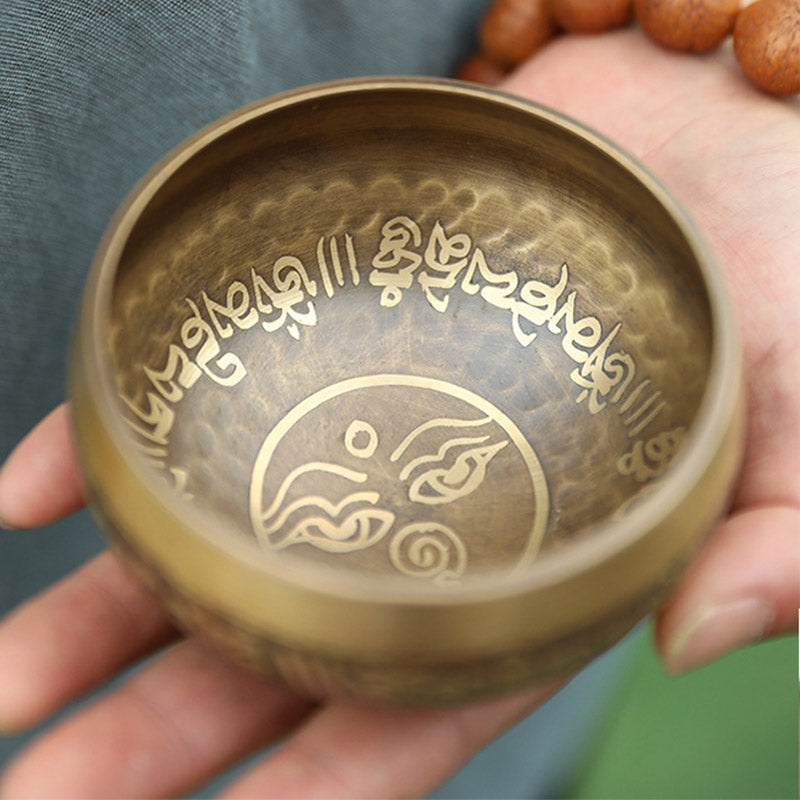 Juego de cuencos tibetanos artesanales para yoga y meditación. - image 3