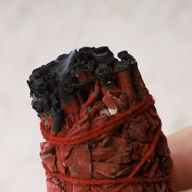 Buddha Stones, palo difuminado de salvia y sangre de dragón para limpieza de energía negativa del hogar, rituales de meditación curativa de incienso