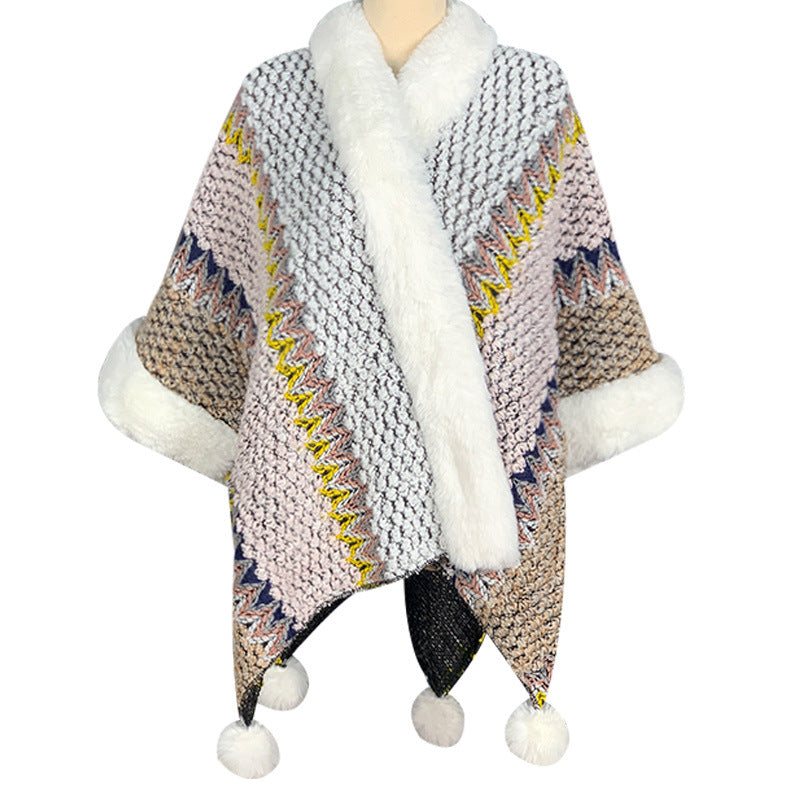 Mantón de rayas multicolor tibetano con Buddha Stones , bufanda de viaje acogedora para invierno