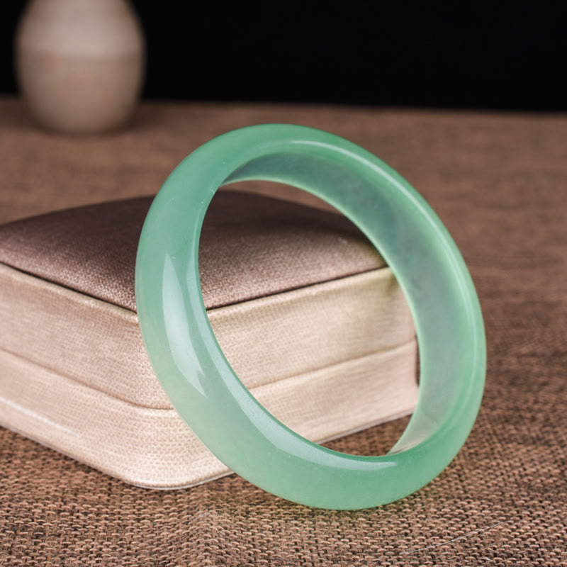Pulsera de prosperidad curativa de la suerte de jade natural con Buddha Stones