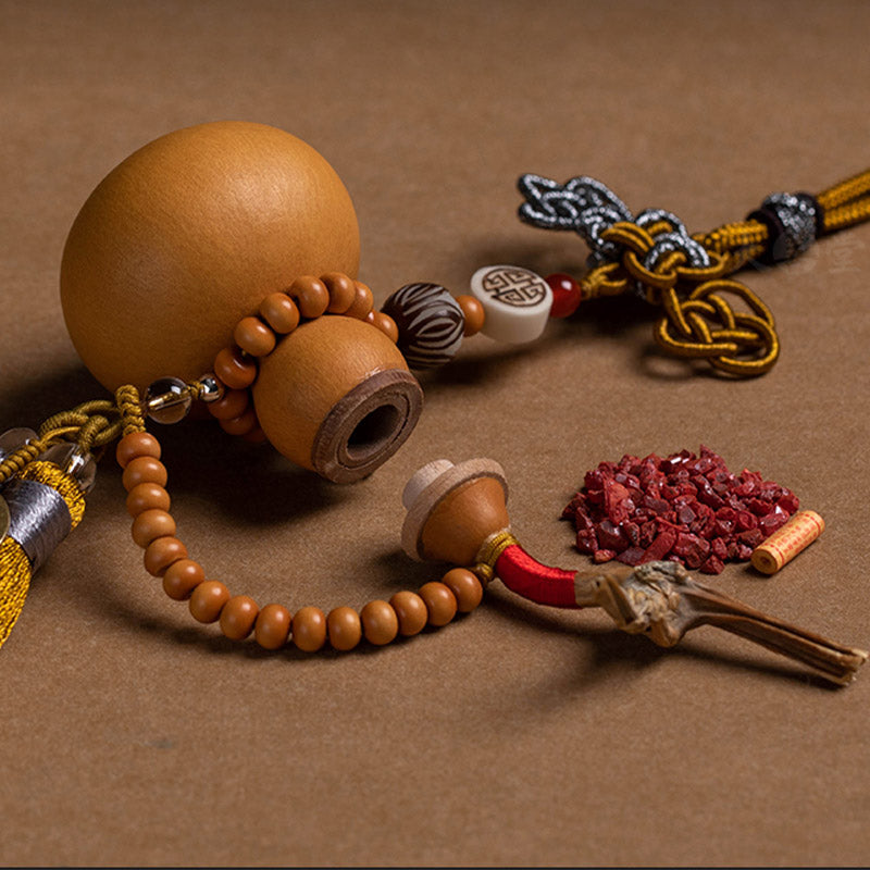Buddha Stones, monedas Feng Shui, calabaza, nudo chino, monedas de la suerte, cinco emperadores, dinero, riqueza, decoración de borlas