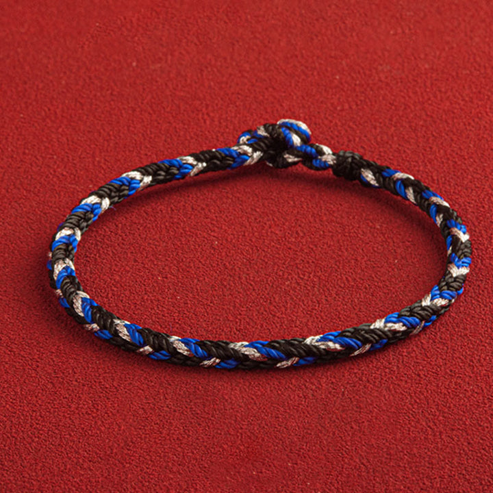 &quot;Que la prosperidad llene tu vida&quot; Pulsera Suerte Multicolor