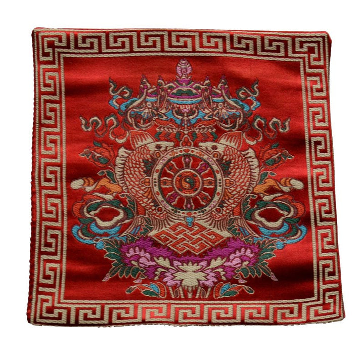 Buddha Stones Oración Alfombra De Altar Meditación Curativa Símbolos Propicios Vajra