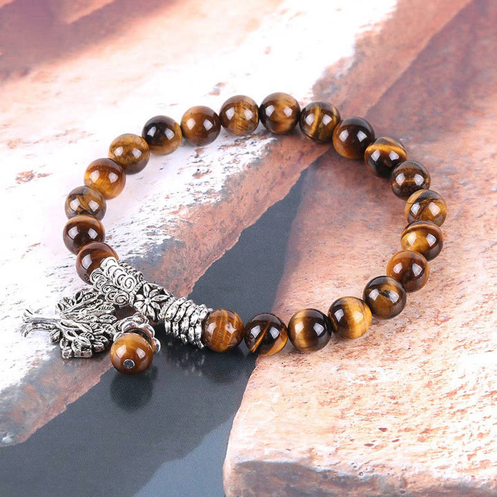 Pulsera elástica con amuleto de la suerte, árbol de la vida, Buddha Stones