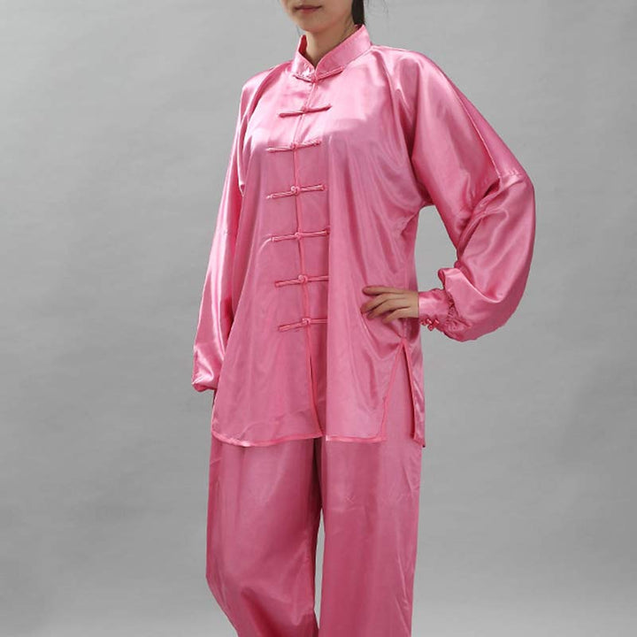 Conjunto de ropa unisex con patrón simple de Buddha Stones para meditación, oración, espiritualidad, tai chi, qigong y práctica - Rosa - XS- Tallas disponibles: US. UU. / UK/AU/ EU- 13-14 años - image 20