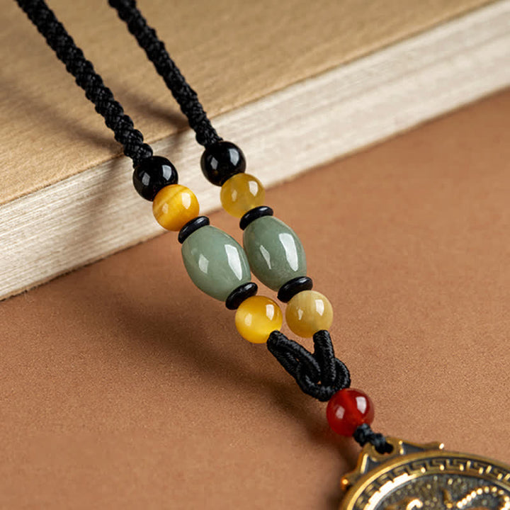12 colgante del collar de la fortuna de la riqueza del zodiaco chino - image 25