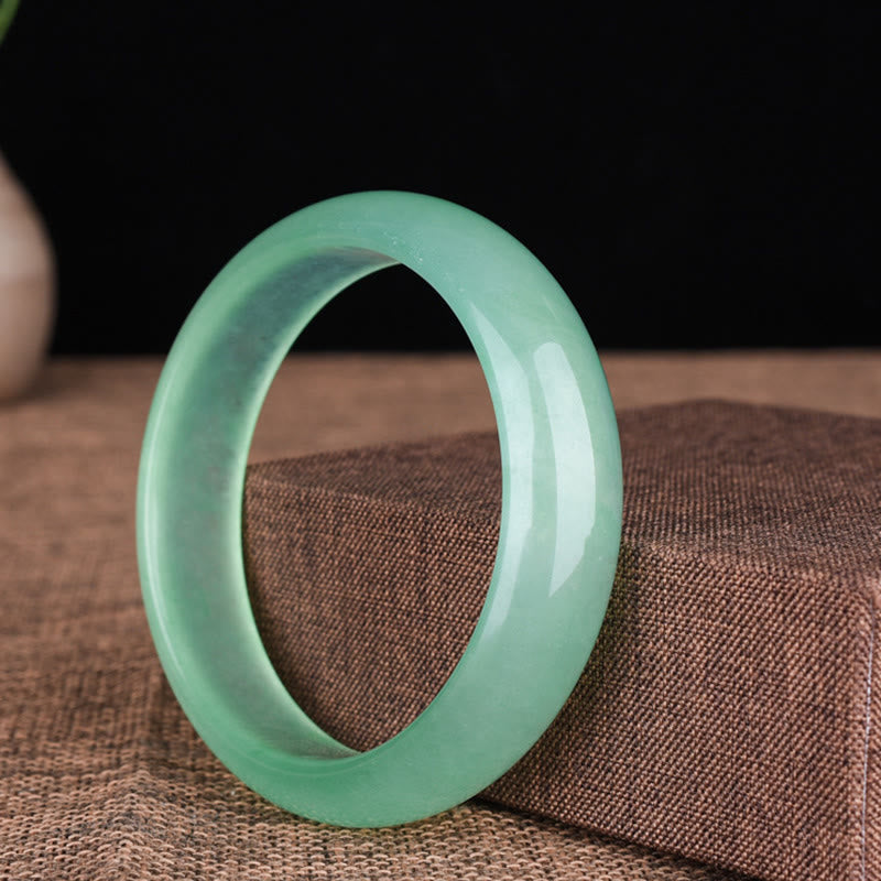 Pulsera de prosperidad curativa de la suerte de jade natural con Buddha Stones