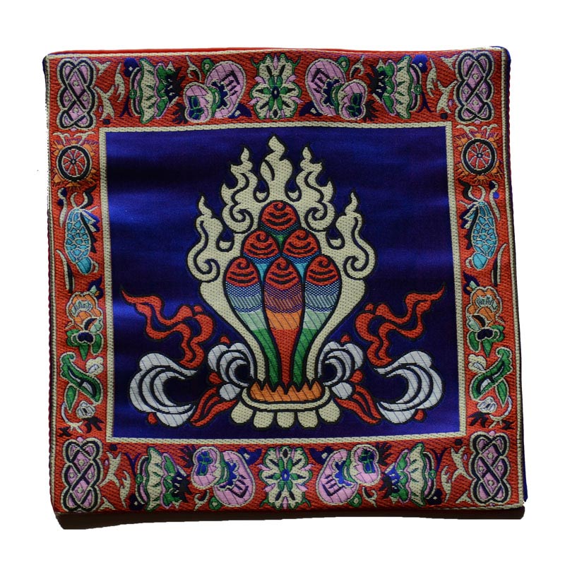 Buddha Stones Oración Alfombra De Altar Meditación Curativa Símbolos Propicios Vajra
