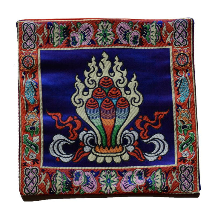 Buddha Stones Oración Alfombra De Altar Meditación Curativa Símbolos Propicios Vajra