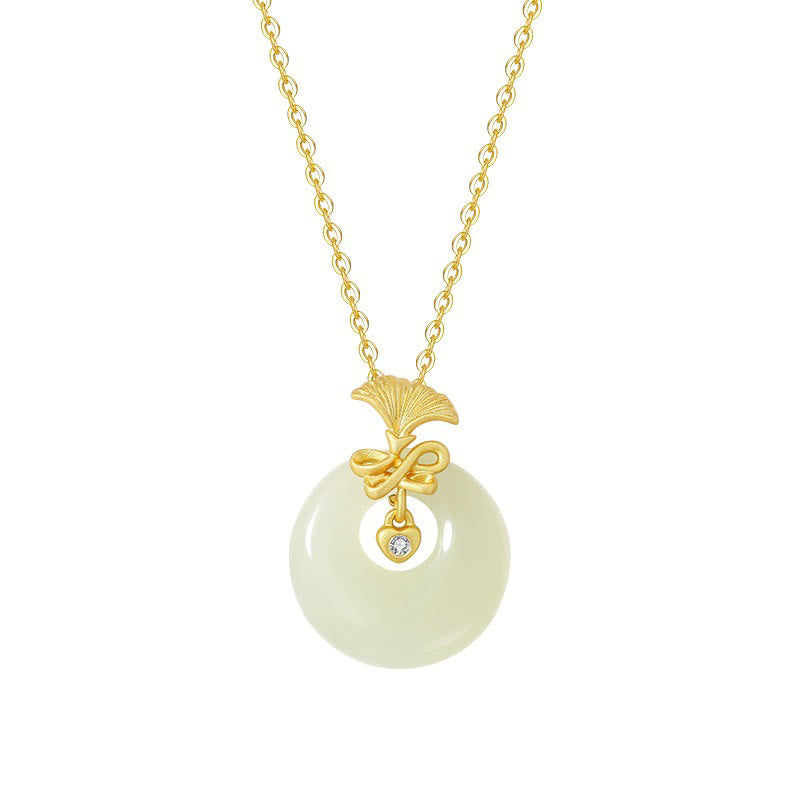 Colgante de plata de ley 925 con Buddha Stones, collar de prosperidad con flor de clavel de Jade Hetiano Natural