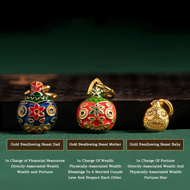 Buddha Stones, bestia tragadora de oro, moneda de cobre, amuleto de buena suerte, pulsera de fortuna con cuentas de vidrio Liuli