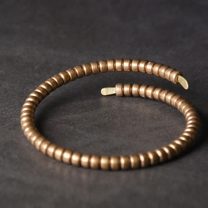 Pulsera ajustable con equilibrio de cobre y diseño vintage de Buddha Stones