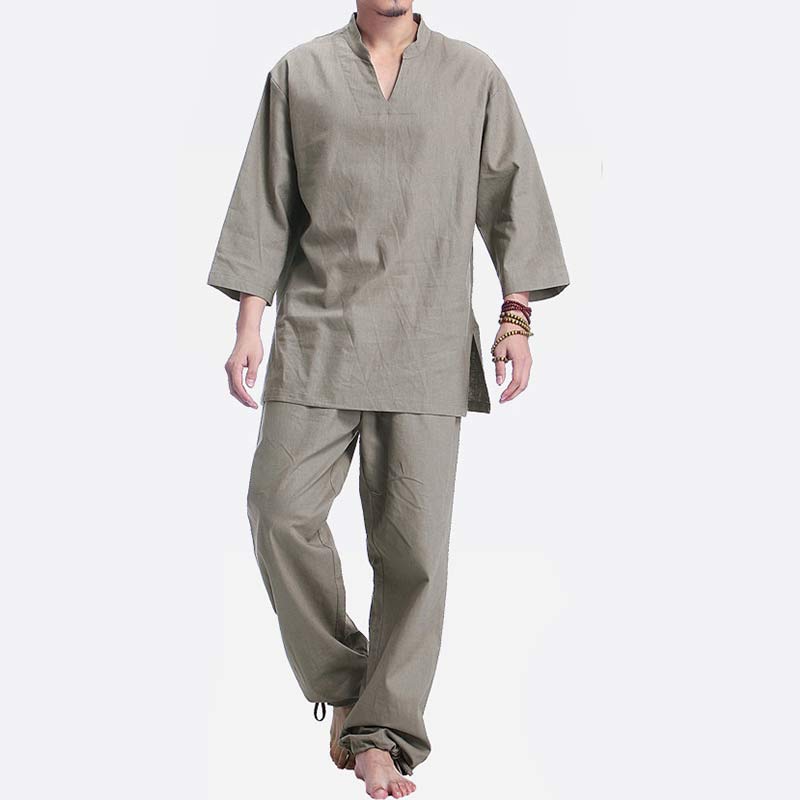 Conjunto de ropa de yoga para hombre con Buddha Stones, meditación, oración, práctica espiritual zen - image 1