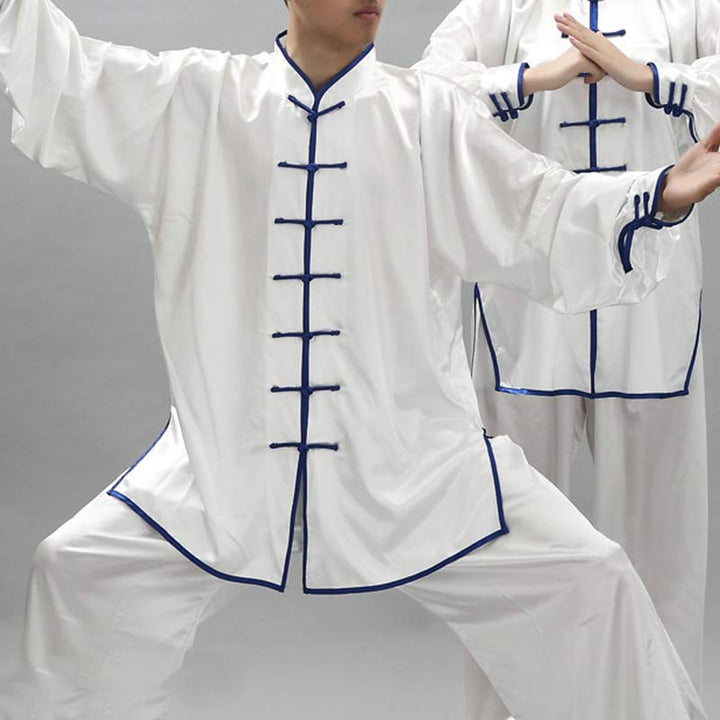Conjunto de ropa unisex con patrón simple de Buddha Stones para meditación, oración, espiritualidad, tai chi, qigong y práctica - image 2