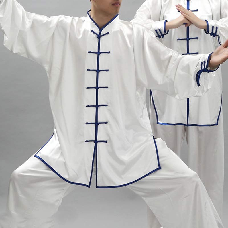 Conjunto de ropa unisex con patrón simple de Buddha Stones para meditación, oración, espiritualidad, tai chi, qigong y práctica - image 2