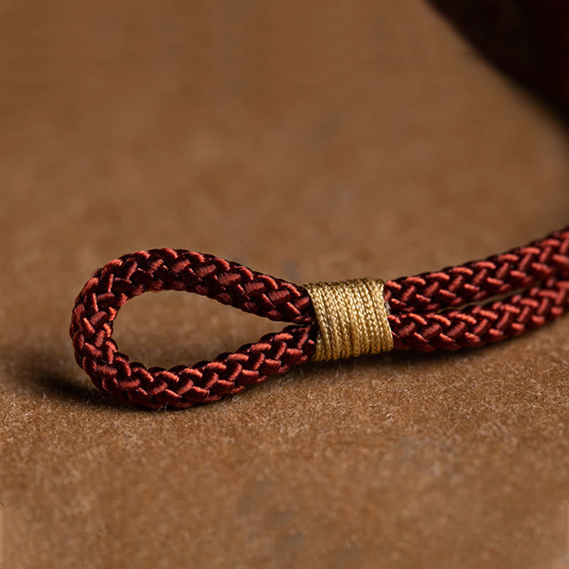 Pulsera de hilo rojo trenzado con Buddha Stones , Plata de Ley 925, hecha a mano, zodíaco chino, Buda natal, cian, Bodhi, protección de semillas