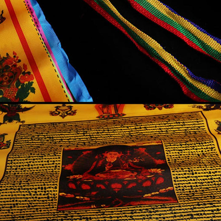Bandera de oración para exteriores con bendición tibetana (10 unidades) - image 4