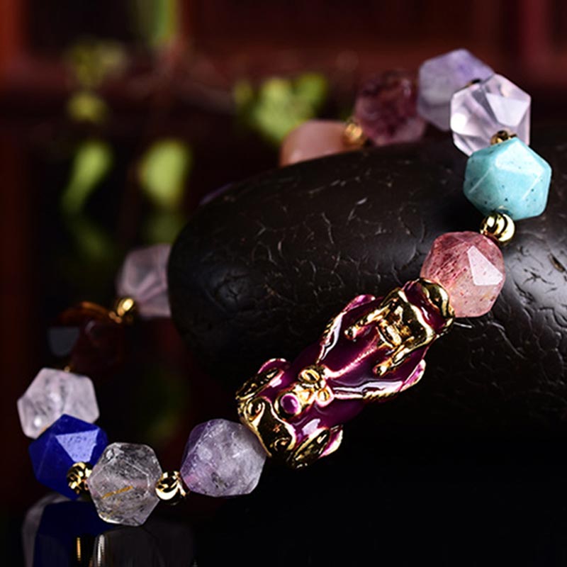 Pulsera de la suerte FengShui PiXiu Amatista