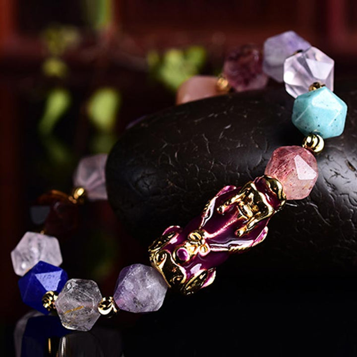 Pulsera de la suerte FengShui PiXiu Amatista