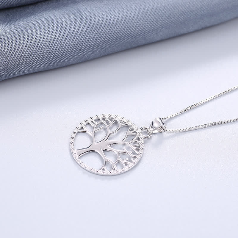 Colgante de collar de creación de plata de ley 925 con Buddha Stones, el árbol de la vida - image 4