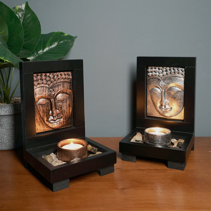 Buddha Stones Buda Compasión Serenidad Hogar Oración Altar Zen Decoración
