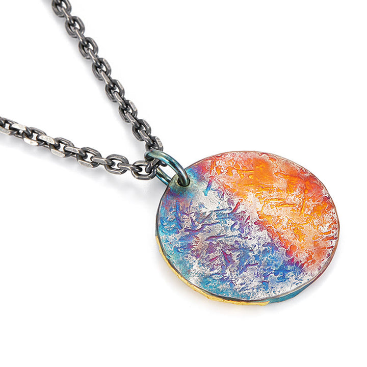 Collar con colgante de plata de ley 999 con Buddha Stones , oro de 24 quilates, mitad demonio, mitad Buda - image 9