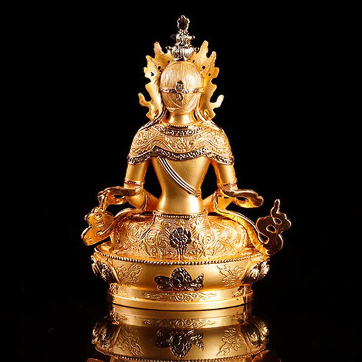 Figura de Buda de la longevidad, estatua de serenidad, decoración del hogar
