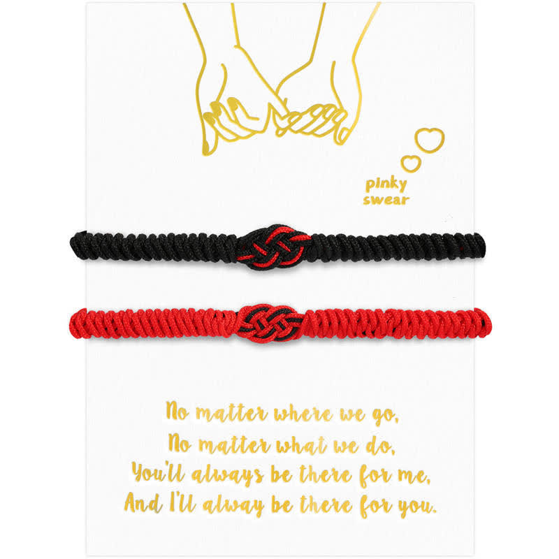 Pulsera de cuerda de protección con nudo chino de la suerte tibetana, Buddha Stones , 2 uds.