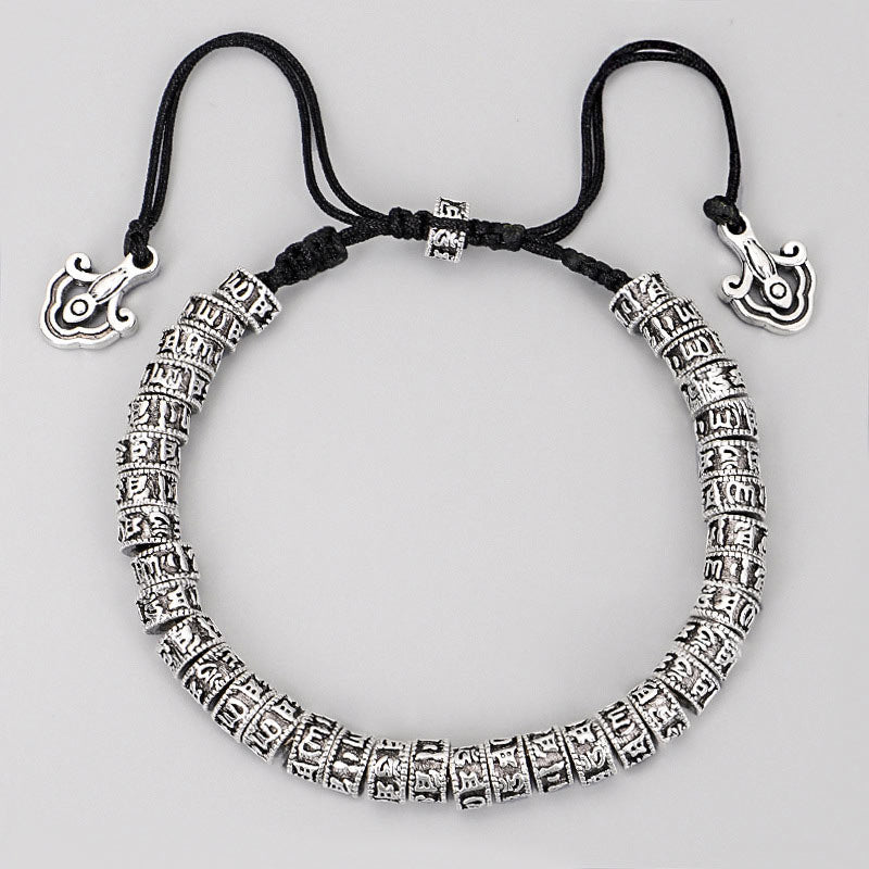 Pulsera de pureza de mantra tibetano hecha a mano con Buddha Stones