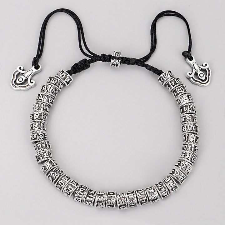 Pulsera de pureza de mantra tibetano hecha a mano con Buddha Stones