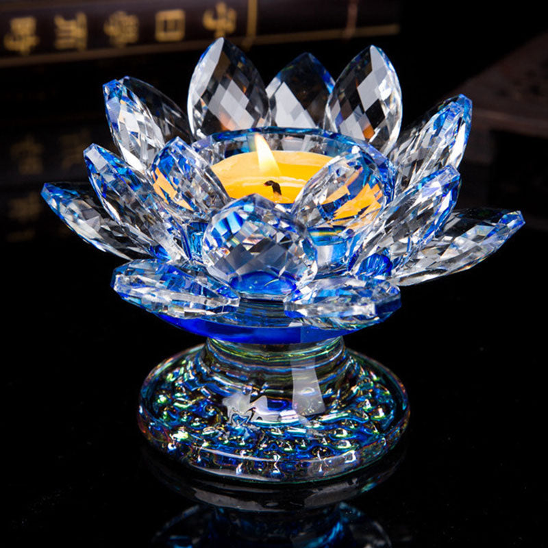 Adorno de candelabro de loto tibetano