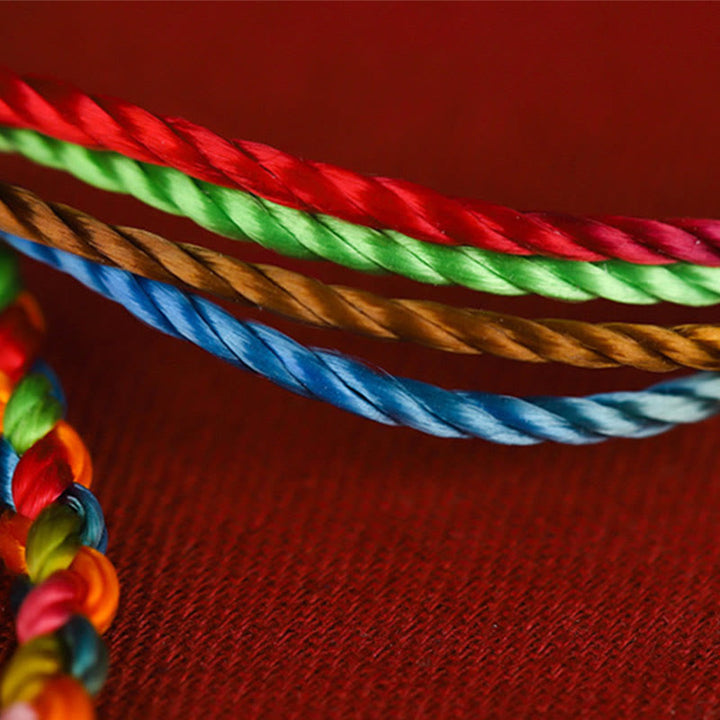 Buddha Stones &quot;Que todos tus deseos se hagan realidad&quot; Pulsera Suerte Multicolor