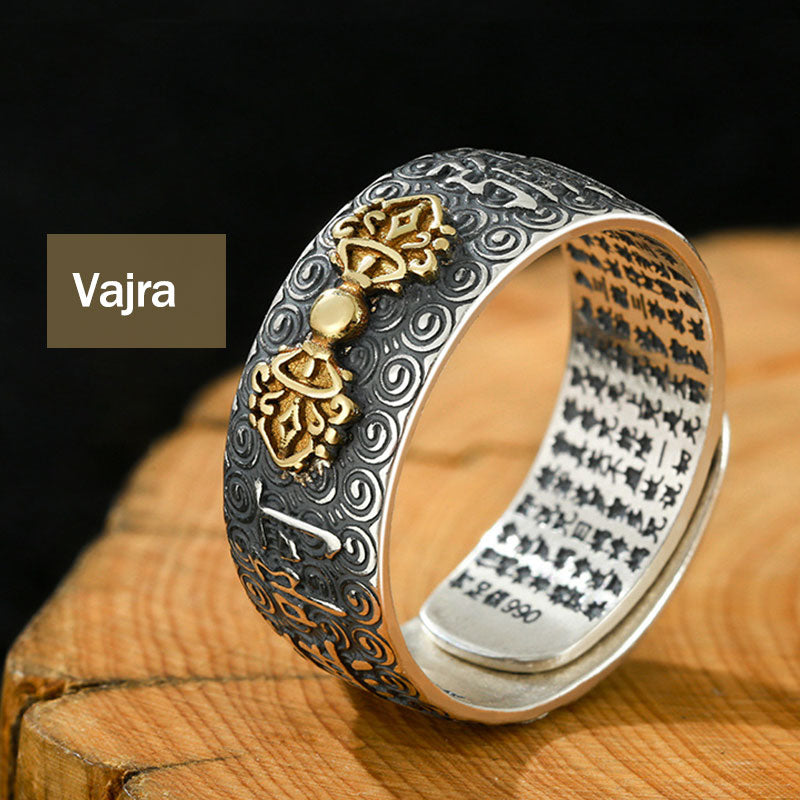 Anillo ajustable de la suerte de la riqueza de Buda Natal del zodiaco chino de Buddha Stones de Buda