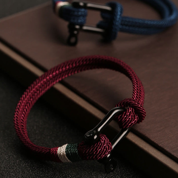 Pulsera con hebilla de acero inoxidable de la suerte de diseño simple con Buddha Stones
